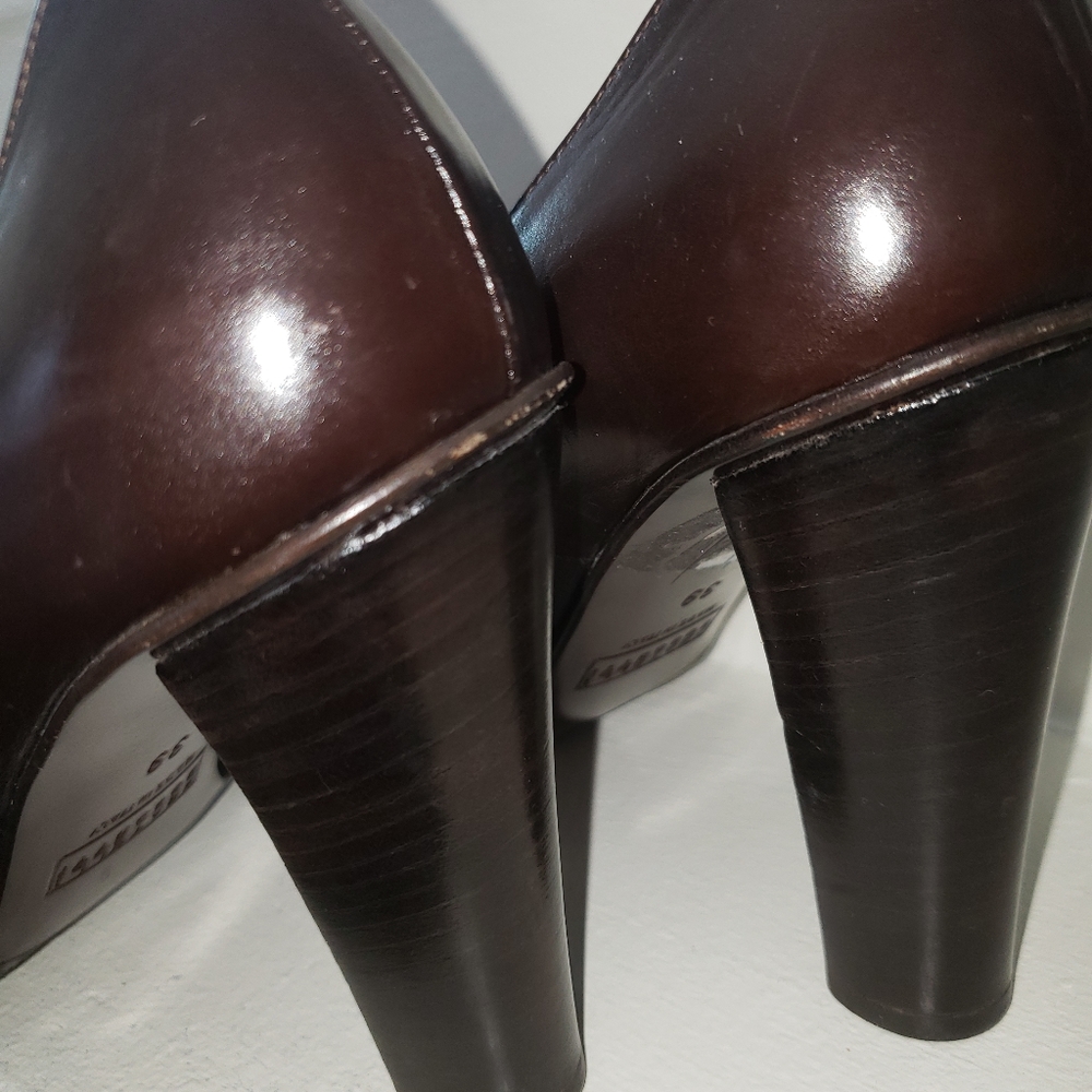 FRATELLI ROSSETI CHOCOLATE BROWN DOUBLE STRAP MARY - Picture 7 of 8